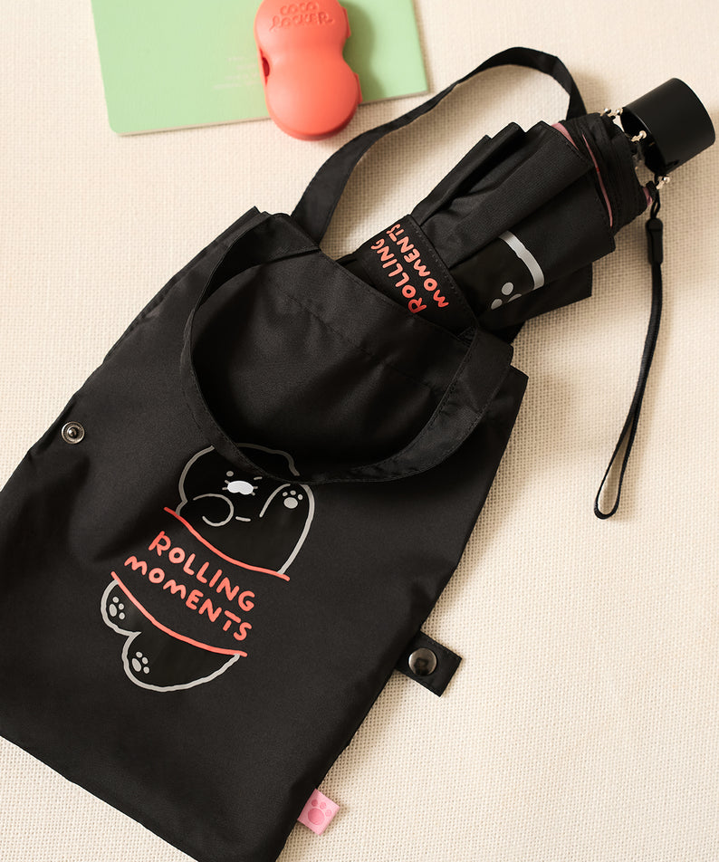 KAKAO FRIENDS - Noir MiniPochette Parapluie Chunsik - Detail 11
