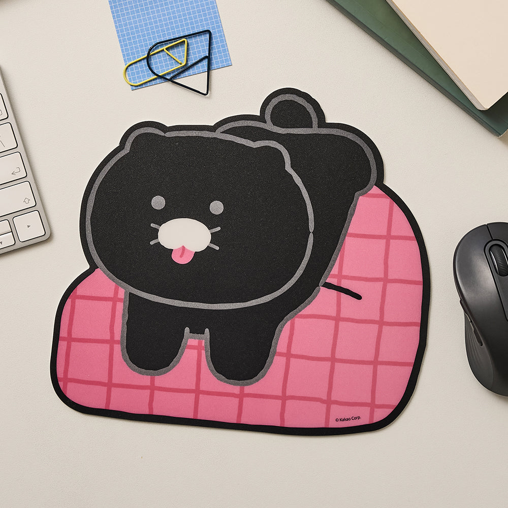 KAKAO FRIENDS - Noir Tapis de Souris Chunsik