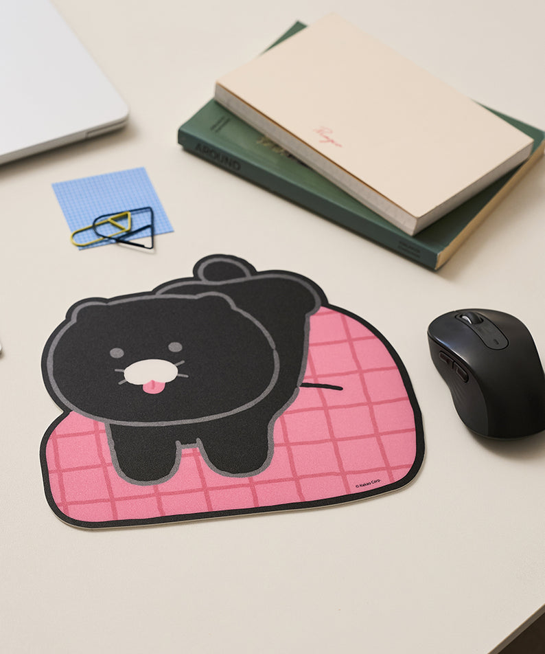 KAKAO FRIENDS - Noir Tapis de Souris Chunsik