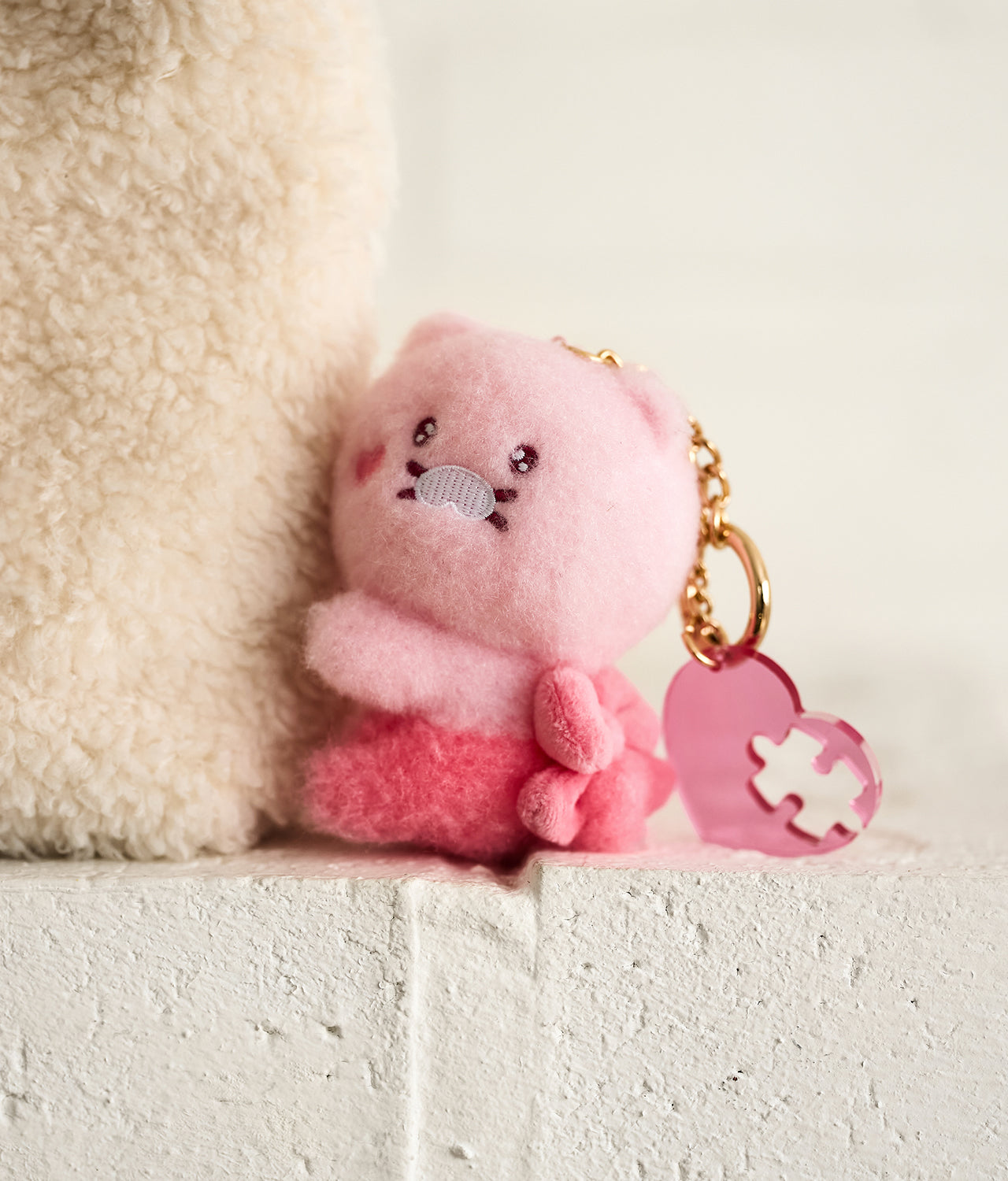 KAKAO FRIENDS - Noir Aimant Porte-cles Peluche Set Chunsik - Detail 8