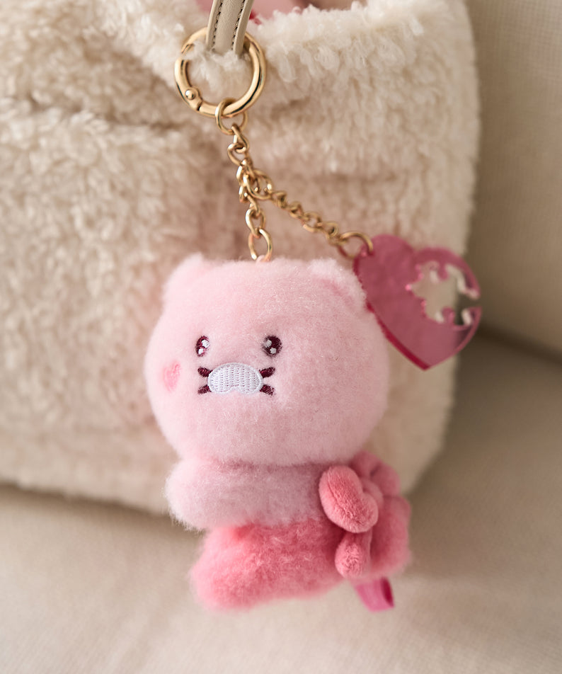 KAKAO FRIENDS - Noir Aimant Porte-cles Peluche Set Chunsik - Detail 9