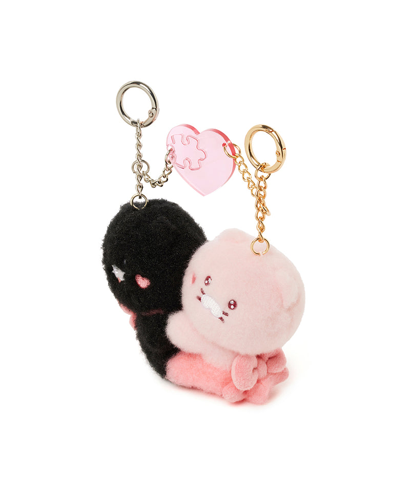 KAKAO FRIENDS - Noir Aimant Porte-cles Peluche Set Chunsik - Detail 15