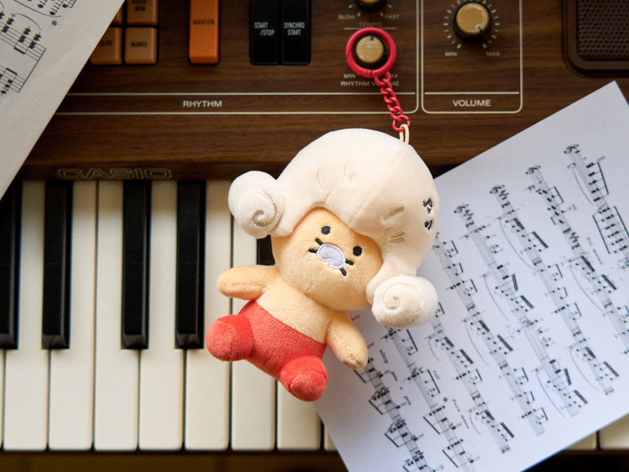 KAKAO FRIENDS - Porte-cles Peluche Chunsik - Detail 4