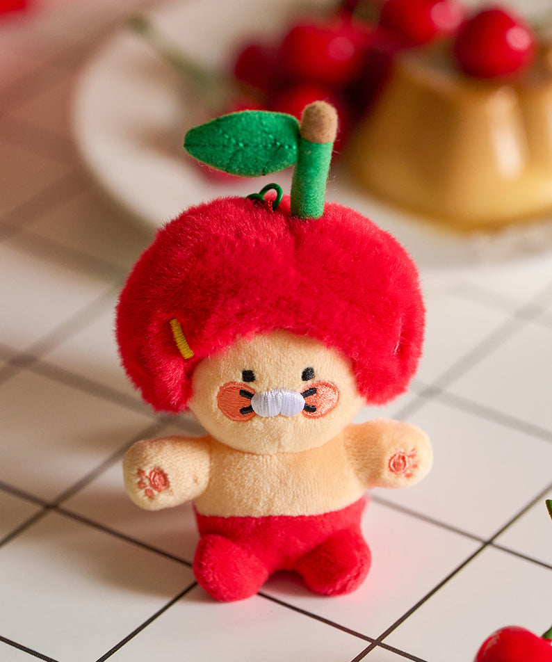 KAKAO FRIENDS - Rouge Porte-cles Peluche Chunsik