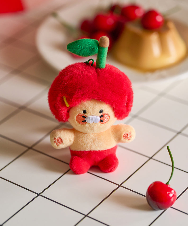 KAKAO FRIENDS - Rouge Porte-cles Peluche Chunsik - Detail 4