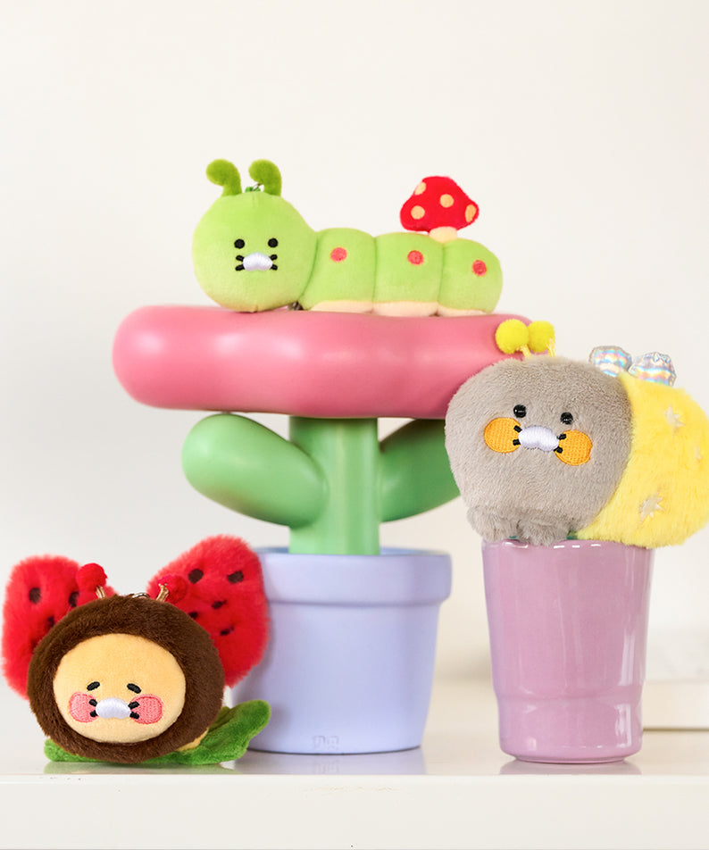 KAKAO FRIENDS - Porte-cles Peluche Chunsik
