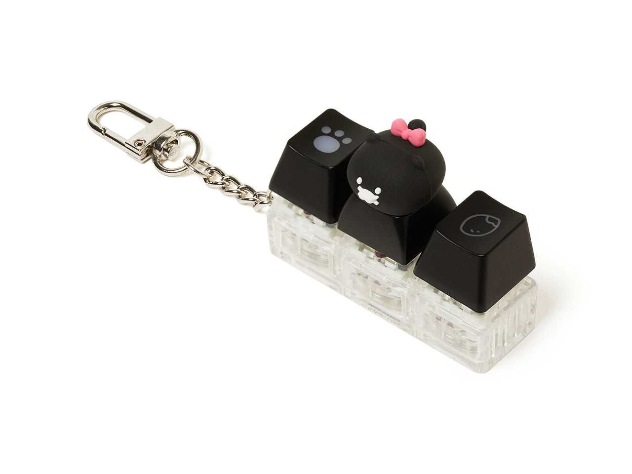 KAKAO FRIENDS - Noir LEDCasquette Figurine Porte-cles Chunsik - Detail 10
