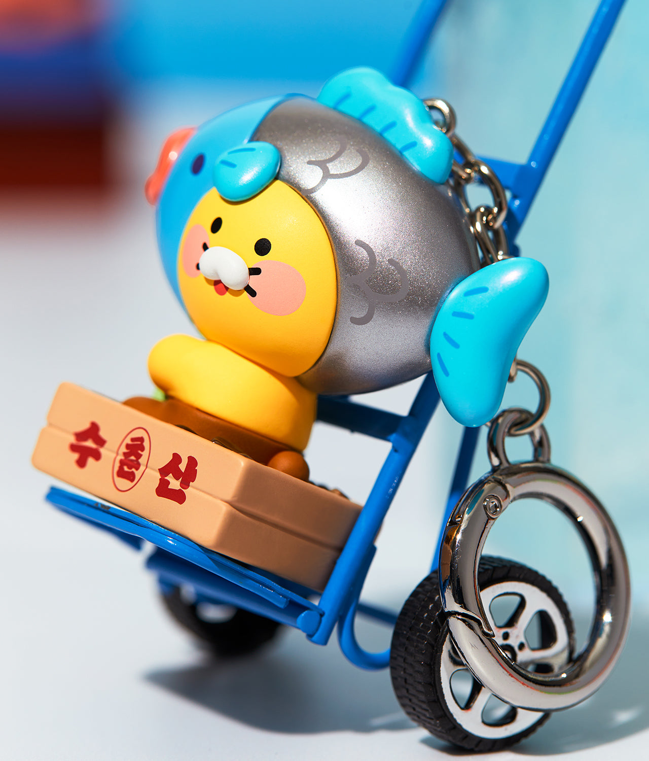 KAKAO FRIENDS - Figurine Porte-cles Chunsik - Detail 5