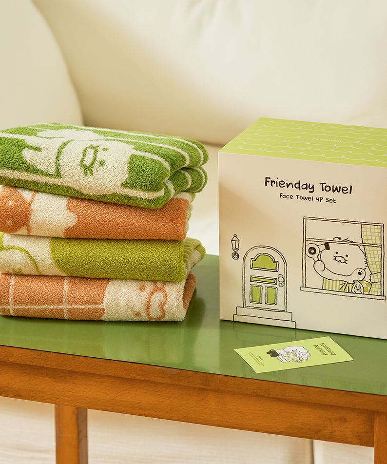 KAKAO FRIENDS - FRIENDAY 4P Set Vert& Chunsik