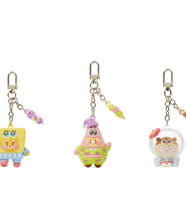 KAKAO FRIENDS - SpongeBobXFriends Baby Sandy Figurine Porte-cles Little Apeach - Detail 12