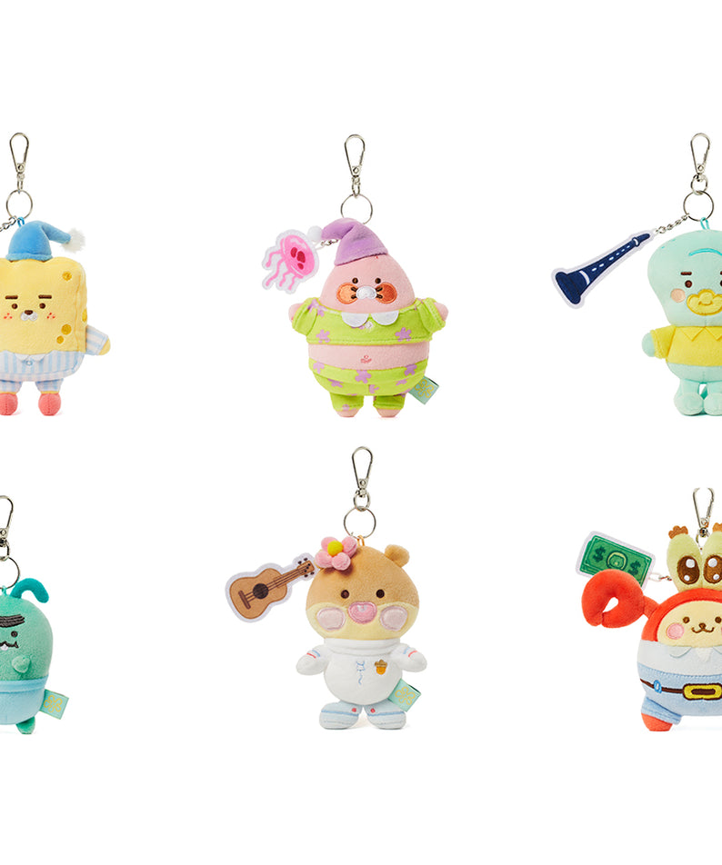 KAKAO FRIENDS - SpongeBobXFriends Baby Squidward Porte-cles Peluche Tube - Detail 11