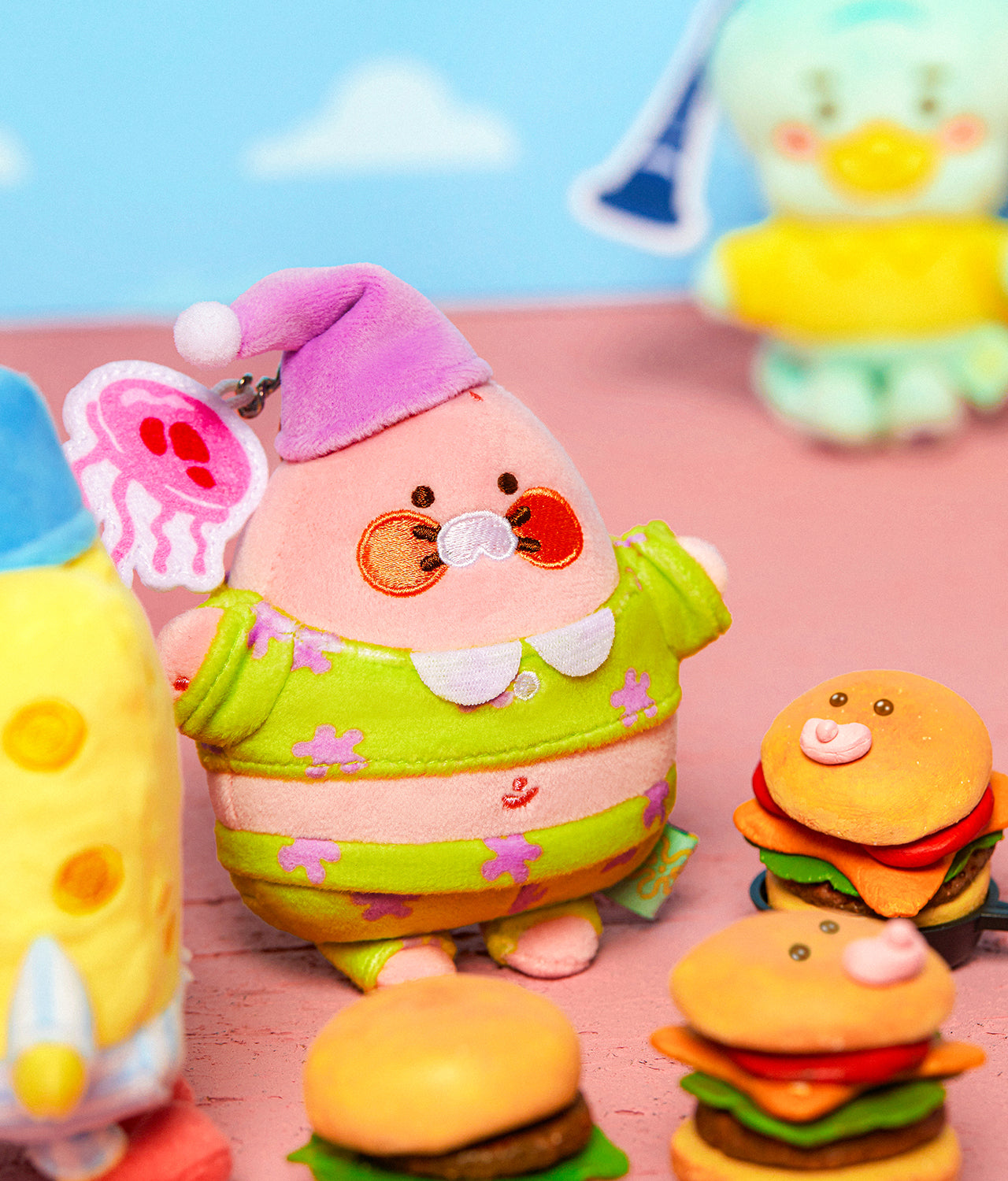 KAKAO FRIENDS - SpongeBobXFriends Baby Patrick Porte-cles Peluche Baby Chunsik - Detail 5