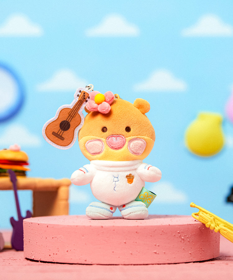 KAKAO FRIENDS - SpongeBobXFriends Baby Sandy Porte-cles Peluche Little Apeach - Detail 4