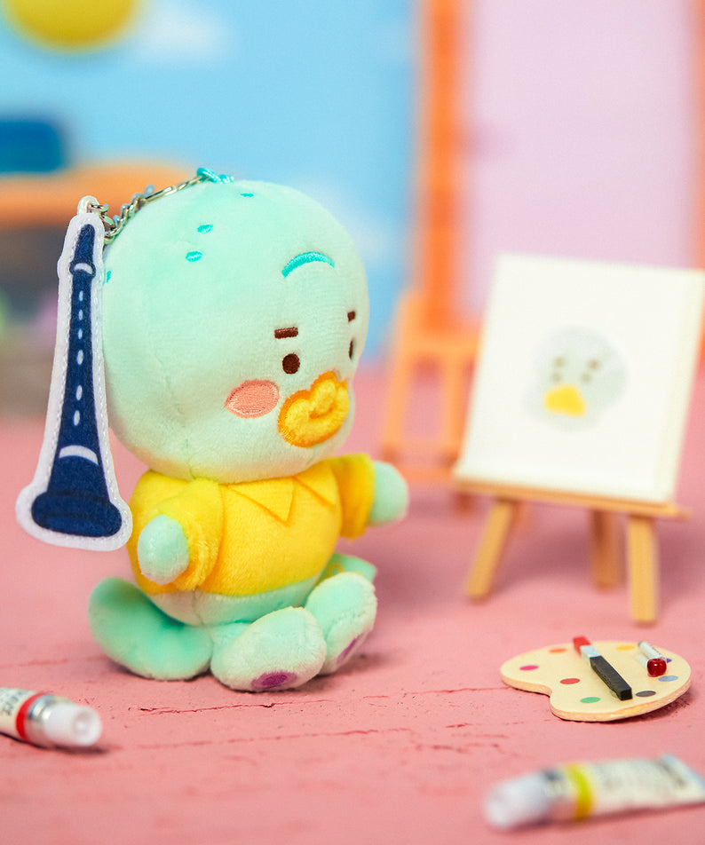 KAKAO FRIENDS - SpongeBobXFriends Baby Squidward Porte-cles Peluche Tube - Detail 5
