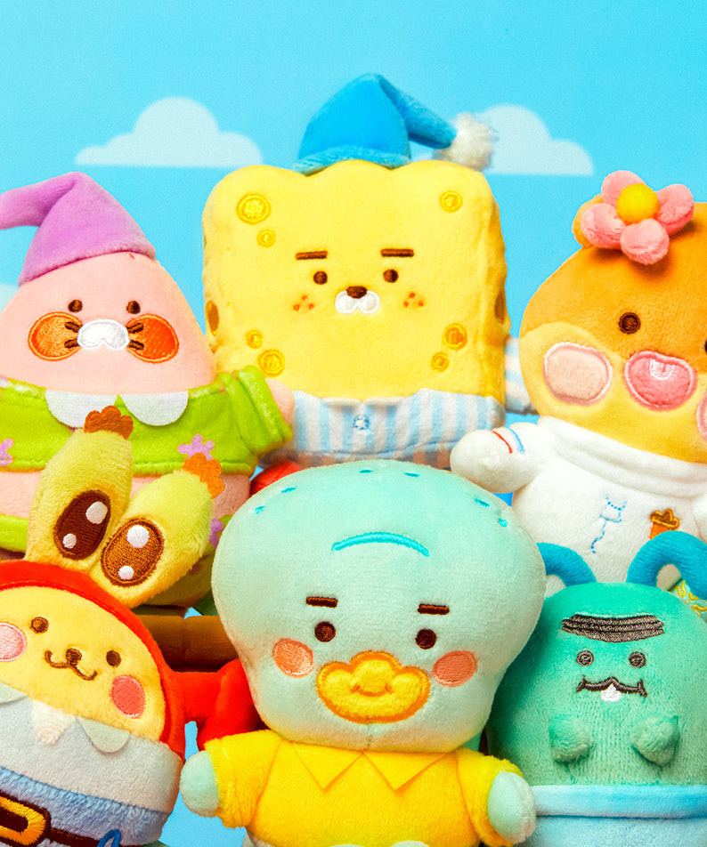 KAKAO FRIENDS - SpongeBobXFriends Baby Squidward Porte-cles Peluche Tube - Detail 6