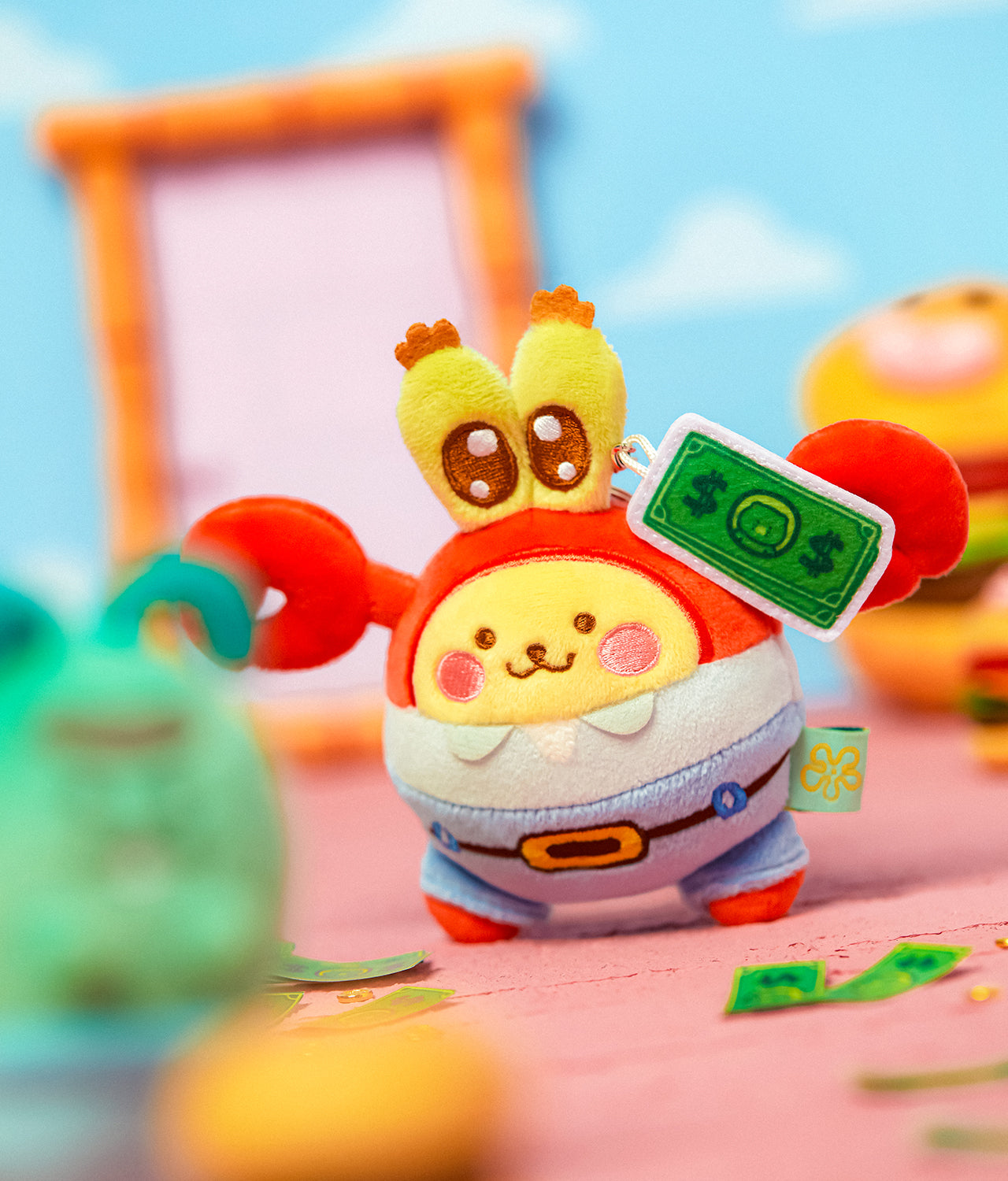 KAKAO FRIENDS - SpongeBobXFriends Baby Porte-cles Peluche Muzi - Detail 5