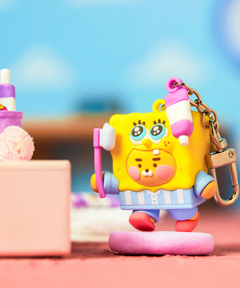 KAKAO FRIENDS - SpongeBobXFriends Baby SpongeBob Figurine Porte-cles Little Ryan - Detail 5