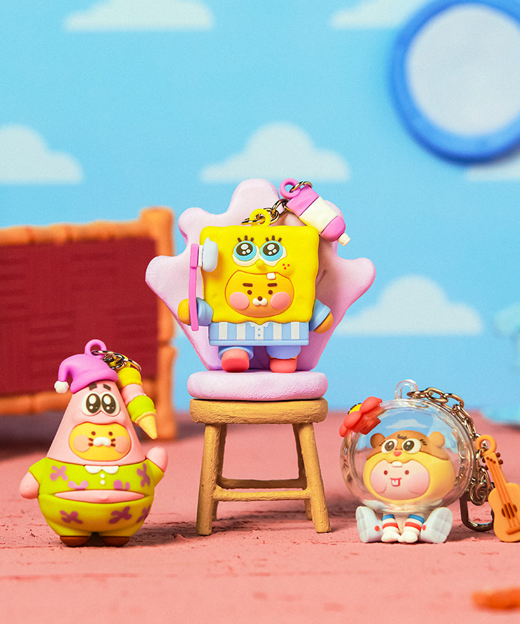 KAKAO FRIENDS - SpongeBobXFriends Baby SpongeBob Figurine Porte-cles Little Ryan - Detail 7