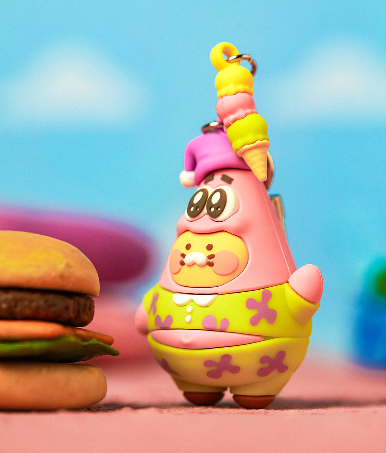 KAKAO FRIENDS - SpongeBobXFriends Baby Patrick Figurine Porte-cles Baby Chunsik - Detail 5