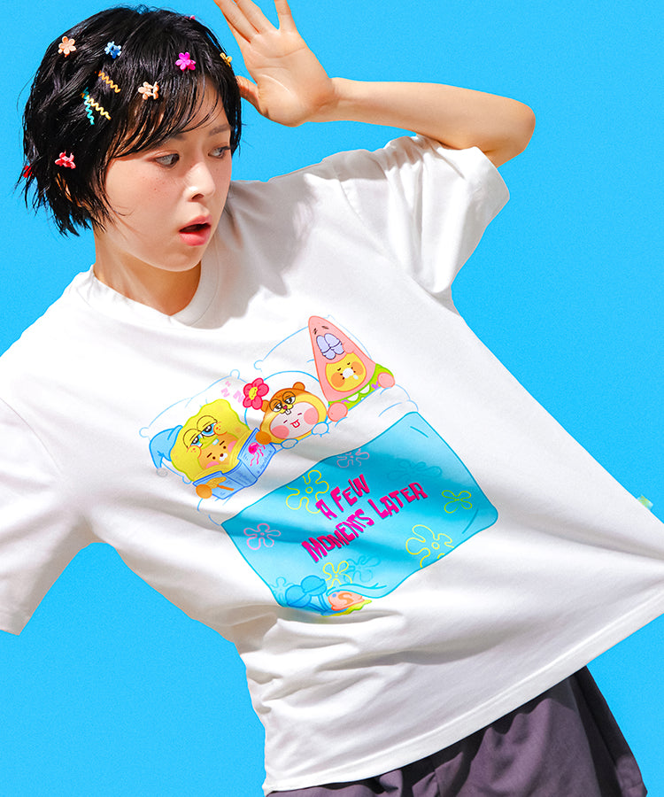 KAKAO FRIENDS - SpongeBobXFriends Femme T-shirt Friends - Detail 6