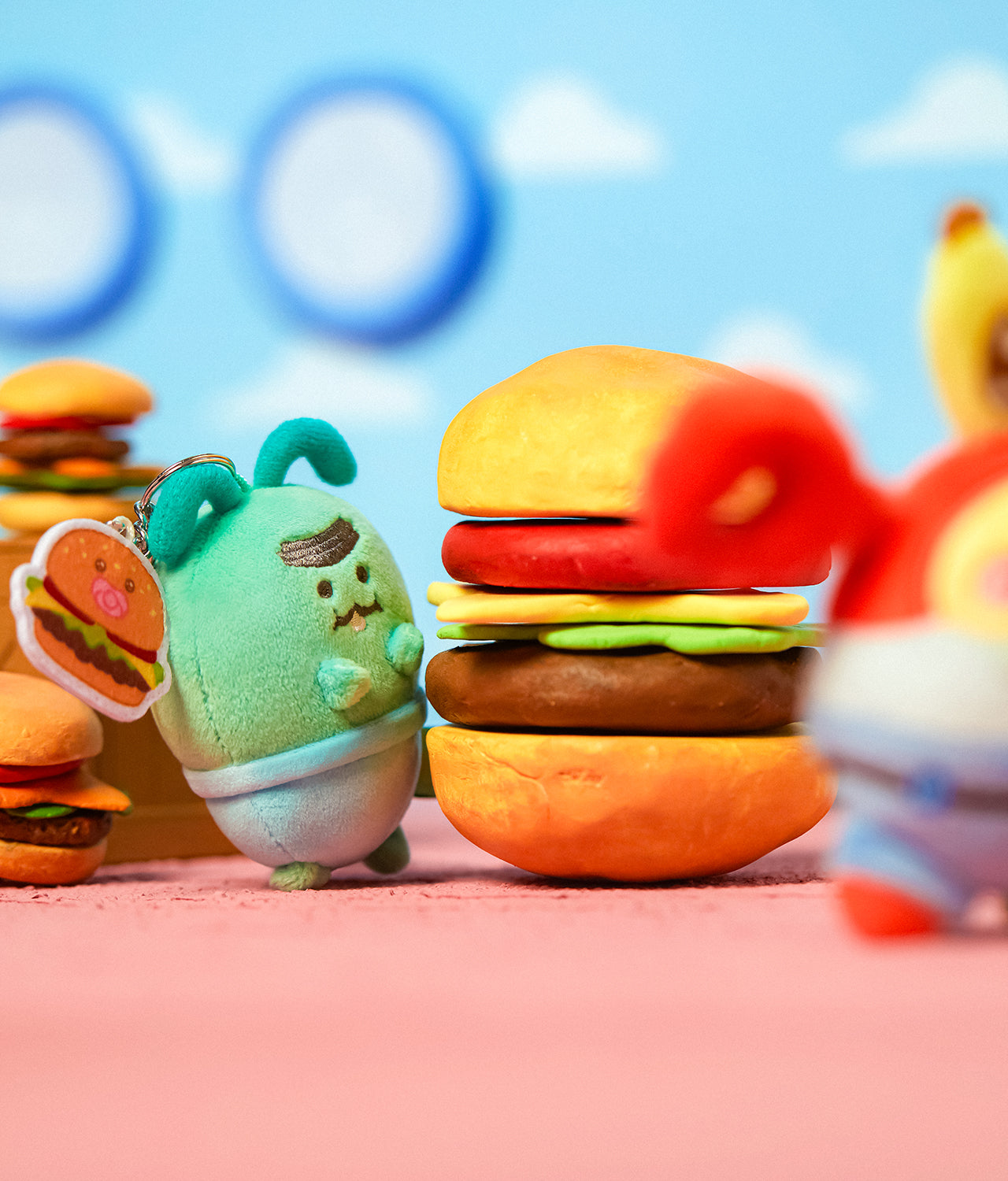 KAKAO FRIENDS - [Set Complet] SpongeBobXFriends Baby Porte-cles Peluche 6 - Detail 14