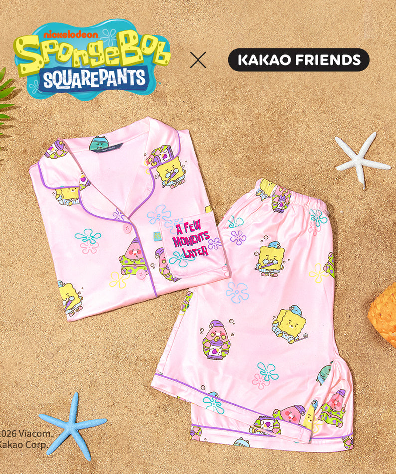 KAKAO FRIENDS - SpongeBobXFriends Femme Pyjama Friends