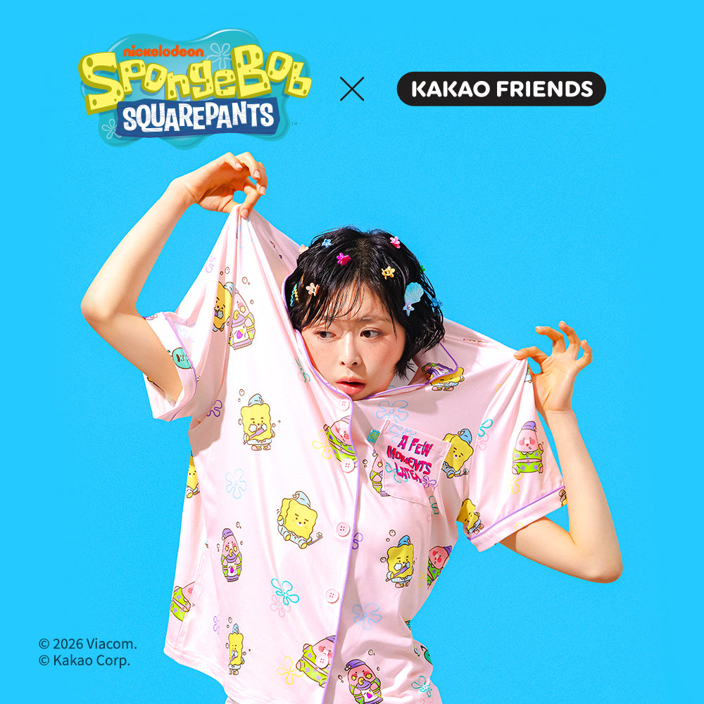 KAKAO FRIENDS - SpongeBobXFriends Femme Pyjama Friends