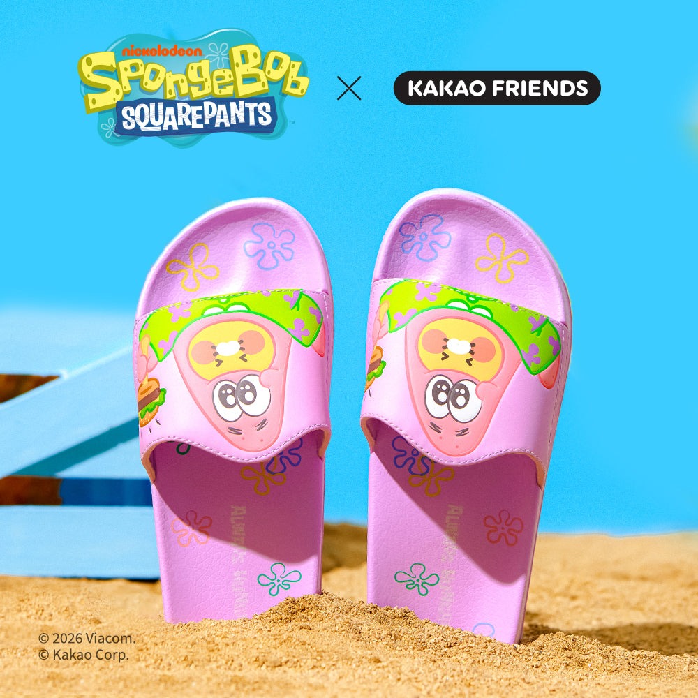 KAKAO FRIENDS - SpongeBobXFriends Baby Patrick Femme Bureau Pantoufles Baby Chunsik