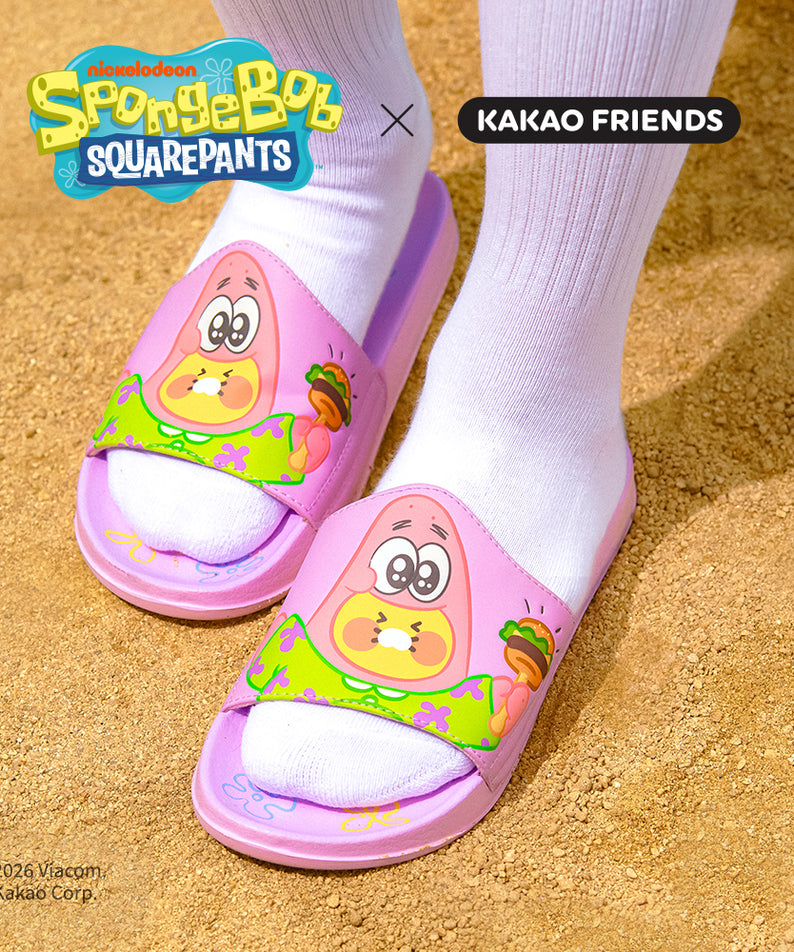 KAKAO FRIENDS - SpongeBobXFriends Baby Patrick Femme Bureau Pantoufles Baby Chunsik