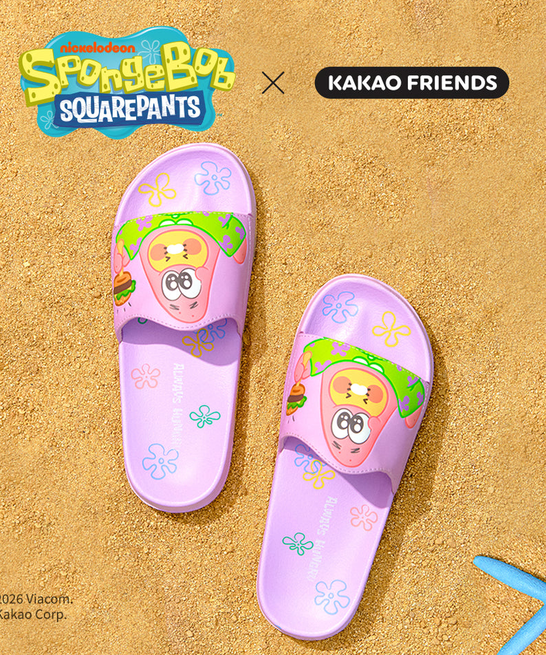KAKAO FRIENDS - SpongeBobXFriends Baby Patrick Femme Bureau Pantoufles Baby Chunsik