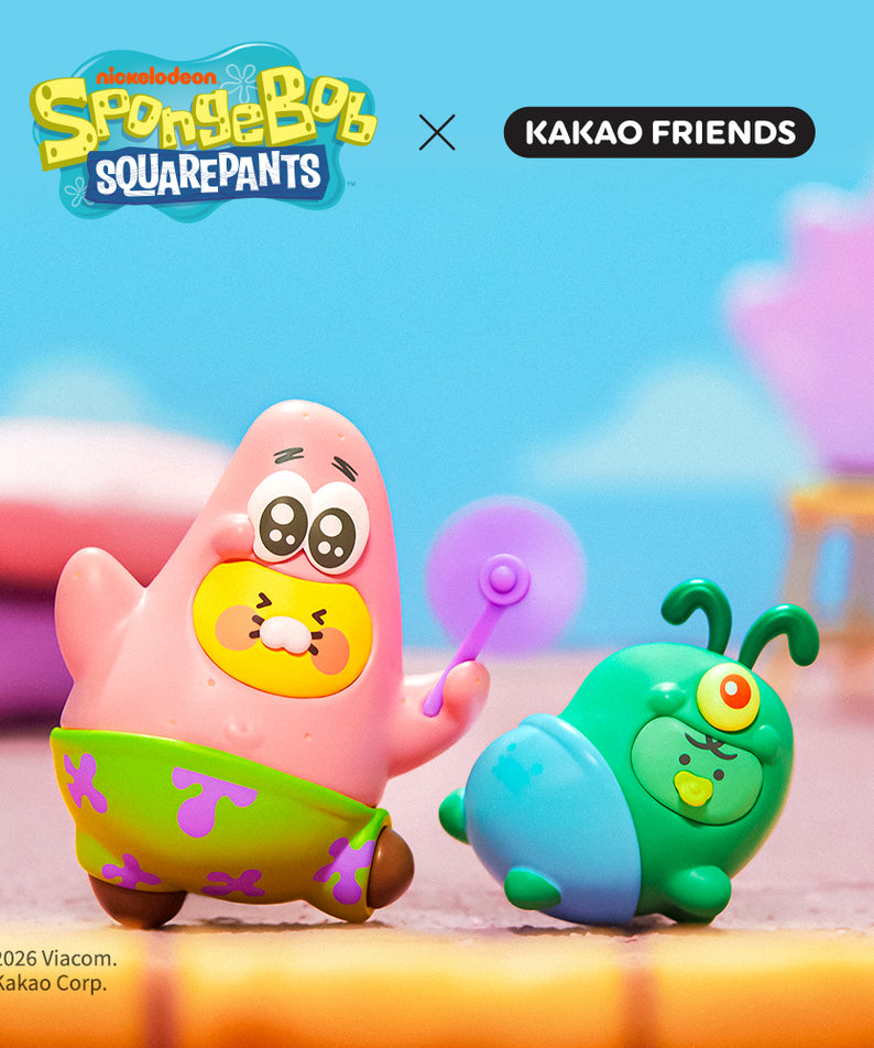 KAKAO FRIENDS - SpongeBobXFriends Desodorisant&Figurine Set Baby Chunsik&Jordy