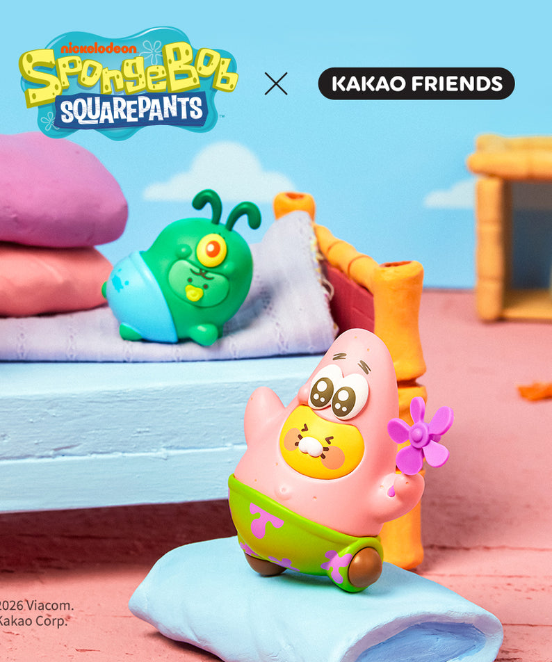 KAKAO FRIENDS - SpongeBobXFriends Desodorisant&Figurine Set Baby Chunsik&Jordy