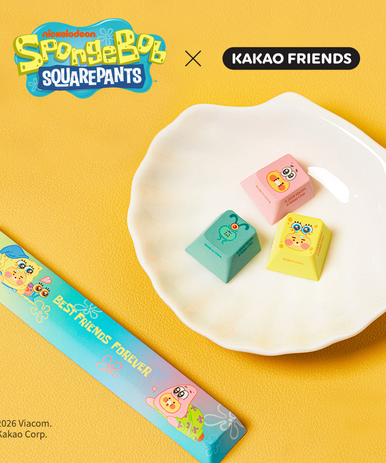 KAKAO FRIENDS - SpongeBobXFriends Casquette 4 Set Friends