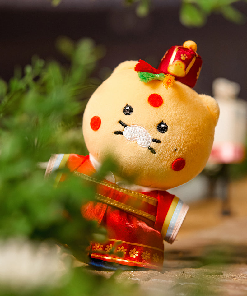 KAKAO FRIENDS - 21PrincesseXFriends Tenue de Mariage Heeju Porte-cles Peluche Chunsik - Detail 5