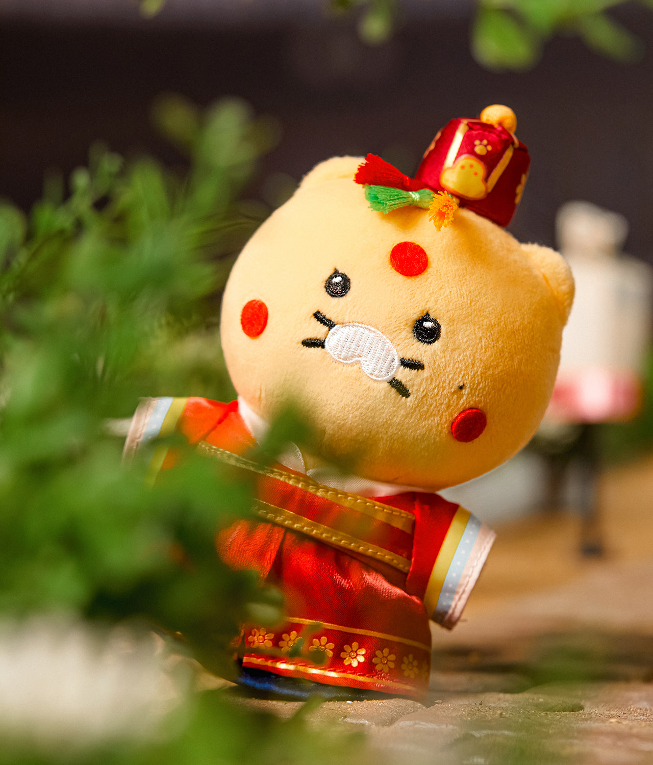 KAKAO FRIENDS - 21PrincesseXFriends Tenue de Mariage Heeju Porte-cles Peluche Chunsik - Detail 5