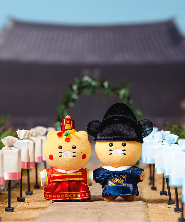 KAKAO FRIENDS - 21PrincesseXFriends Tenue de Mariage Heeju Porte-cles Peluche Chunsik - Detail 9