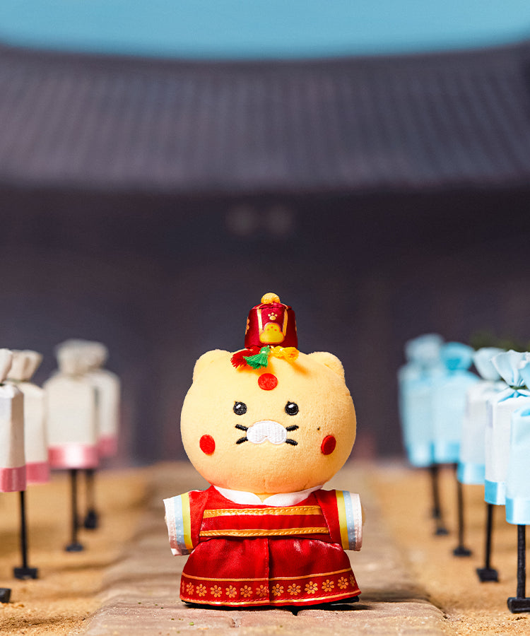 KAKAO FRIENDS - 21PrincesseXFriends Tenue de Mariage Heeju Porte-cles Peluche Chunsik - Detail 4