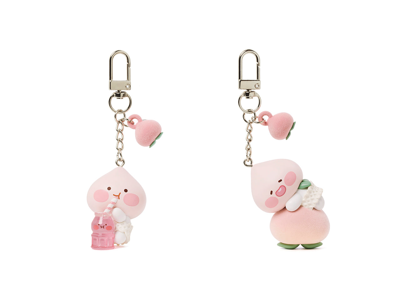 KAKAO FRIENDS - Peach Peach Figurine Porte-cles Little Apeach - Detail 12