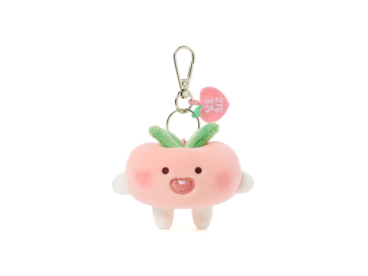 KAKAO FRIENDS - Peach Peach Porte-cles Peluche Plat Little Apeach - Detail 9