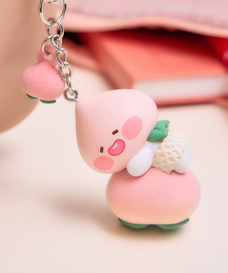 KAKAO FRIENDS - Peach Peach Figurine Porte-cles Little Apeach