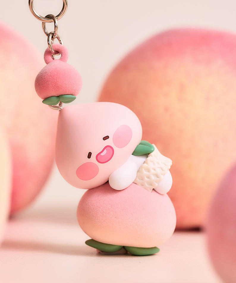 KAKAO FRIENDS - Peach Peach Figurine Porte-cles Little Apeach