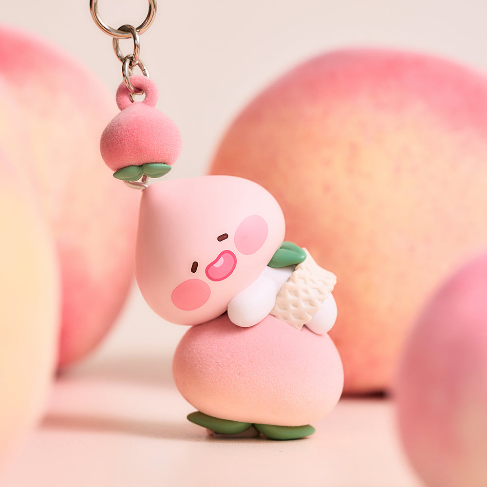 KAKAO FRIENDS - Peach Peach Figurine Porte-cles Little Apeach