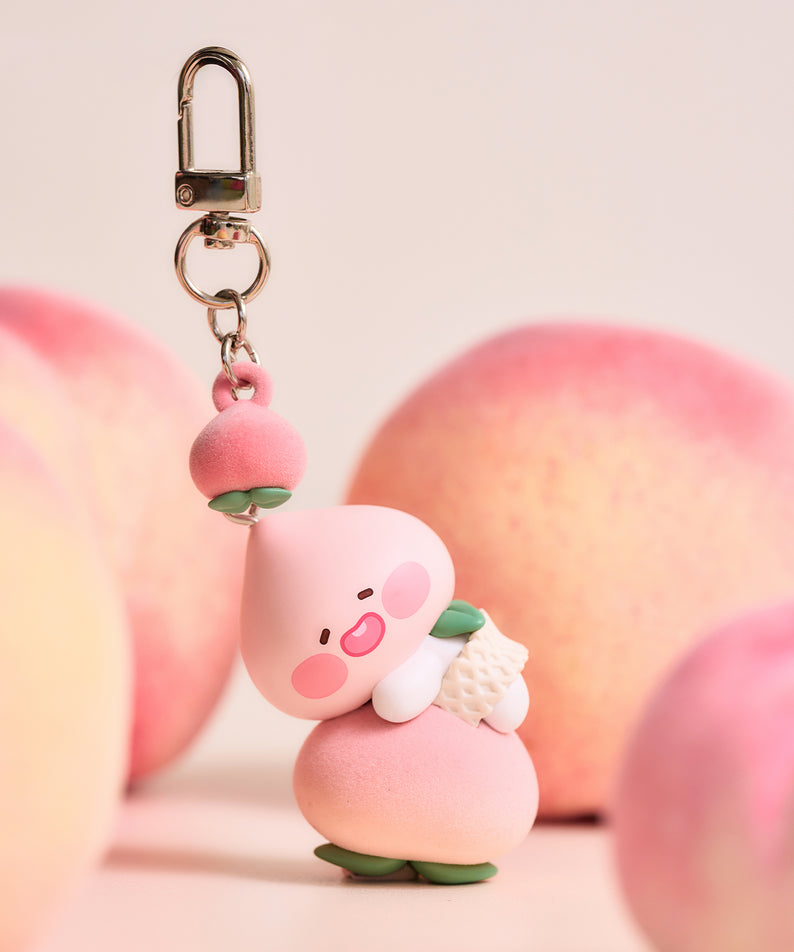 KAKAO FRIENDS - Peach Peach Figurine Porte-cles Little Apeach - Detail 3