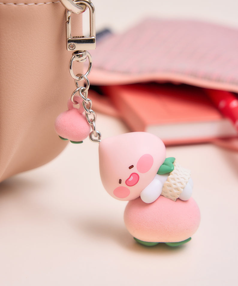 KAKAO FRIENDS - Peach Peach Figurine Porte-cles Little Apeach - Detail 5