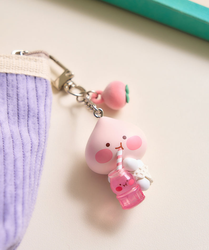 KAKAO FRIENDS - Peach Peach Figurine Porte-cles Little Apeach - Detail 6