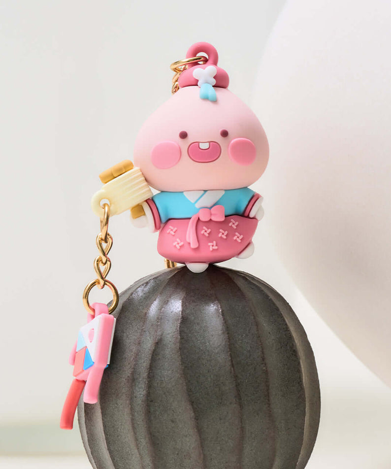 Figurine Porte-cles Apeach - Kakao Friends