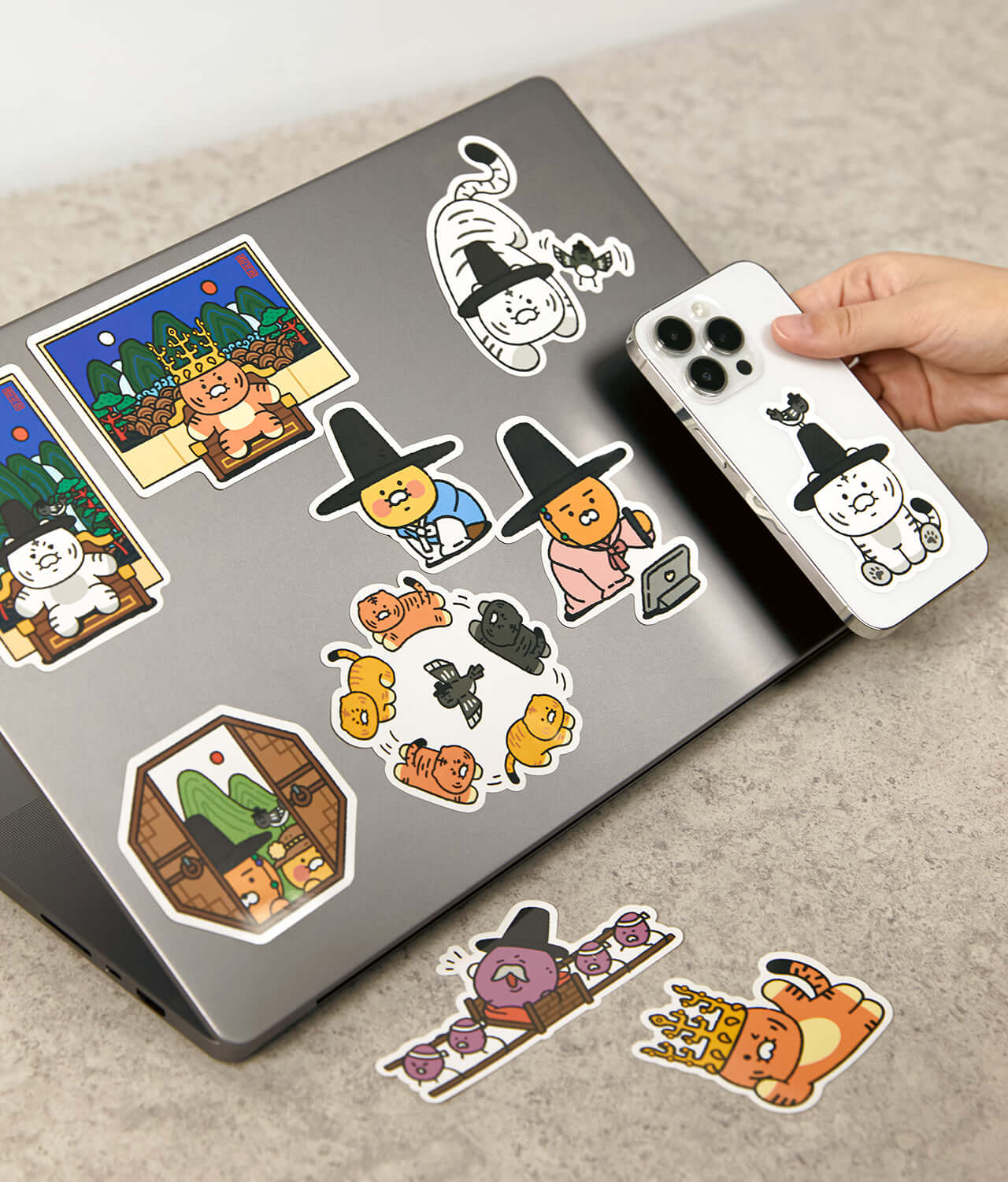 Set Stickers Deco Chunsik - Kakao Friends