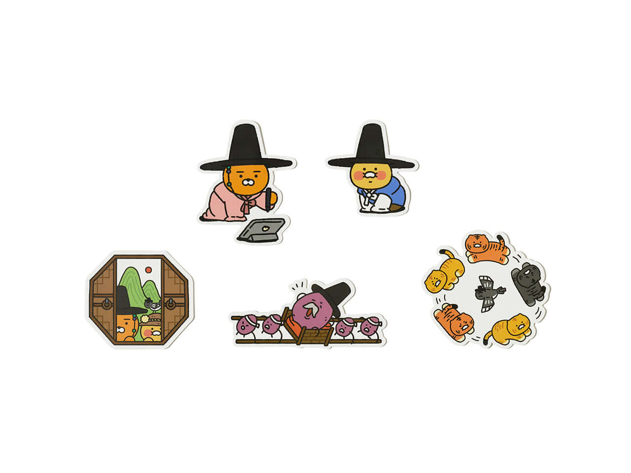 Set Stickers Deco Chunsik - Kakao Friends