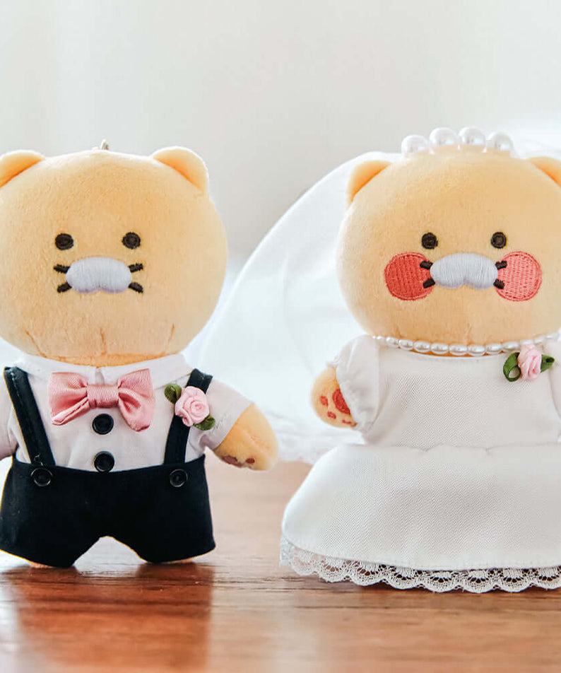 Set Peluche Porte-cles Chunsik - Kakao Friends