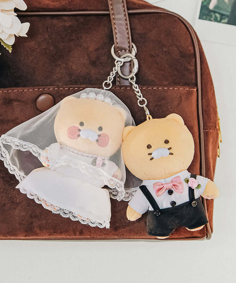 Set Peluche Porte-cles Chunsik - Kakao Friends